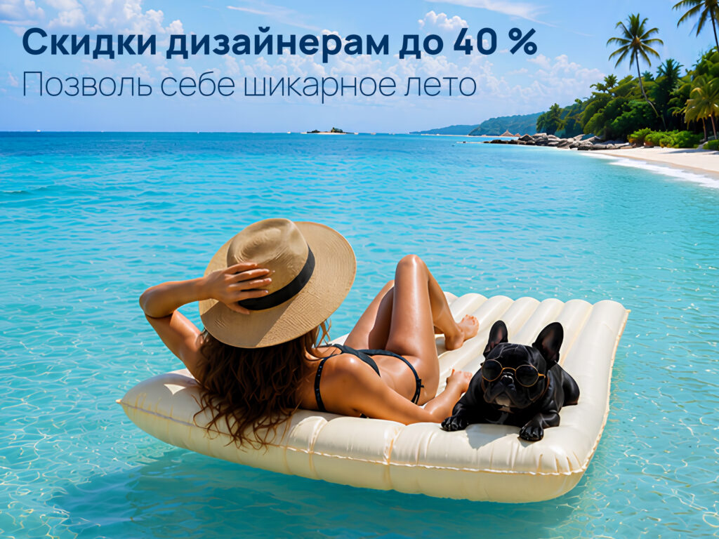 Скидки дизайнерам до 40%