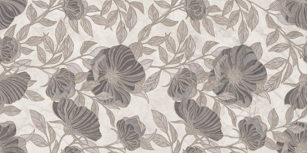 Керамогранит Maimoon Ceramica Рован Грей Декор / Rovan Grey Decor 60x120